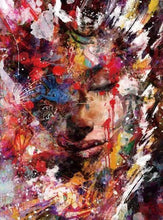 Charger l'image dans la galerie, peinture par numéros | Visage féminin abstrait | complexe envies dailleurs | FiguredArt